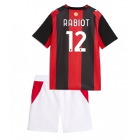 AC Milan Adrien Rabiot #12 Hemmatröja Barn 2026-27 Kortärmad (+ Korta byxor)